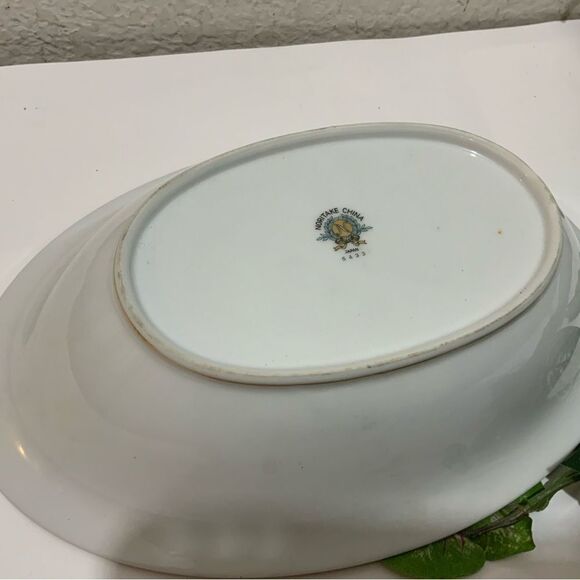 Noritake 5433 Floral Pattern Gold Trim Dish Oval Serving Bowl 10.5" x 7.5" G5 - Picture 3 of 12
